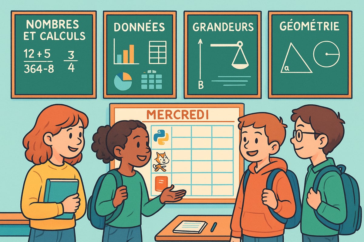Organisation et structure du programme 3ème math
