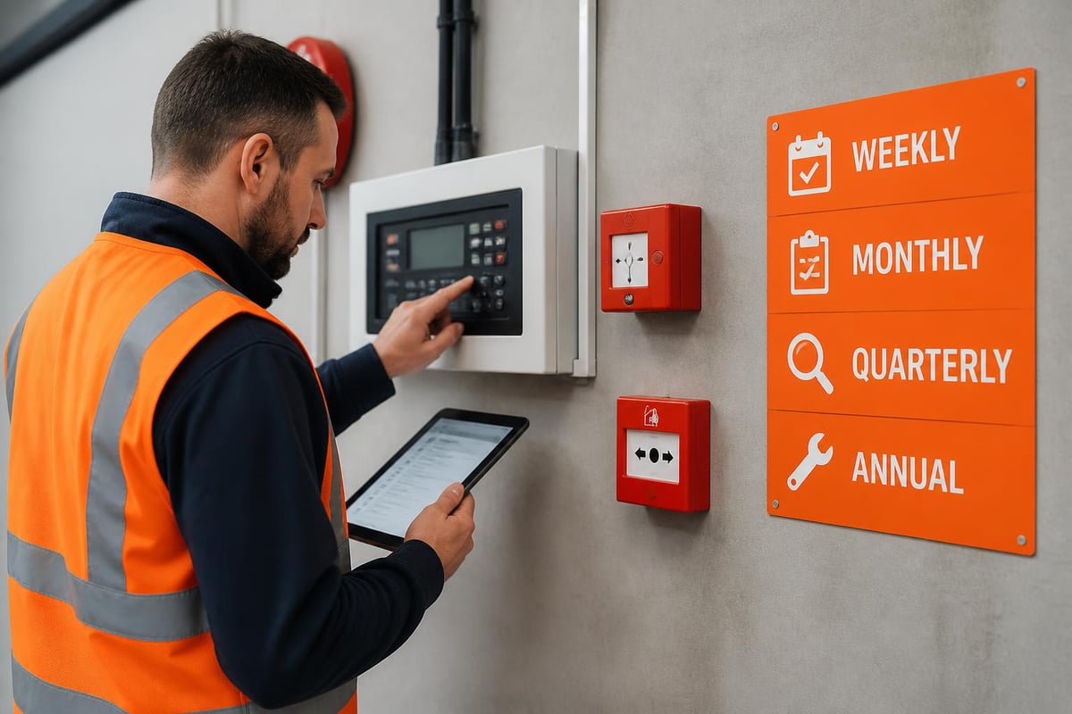 Fire alarm maintenance compliance
