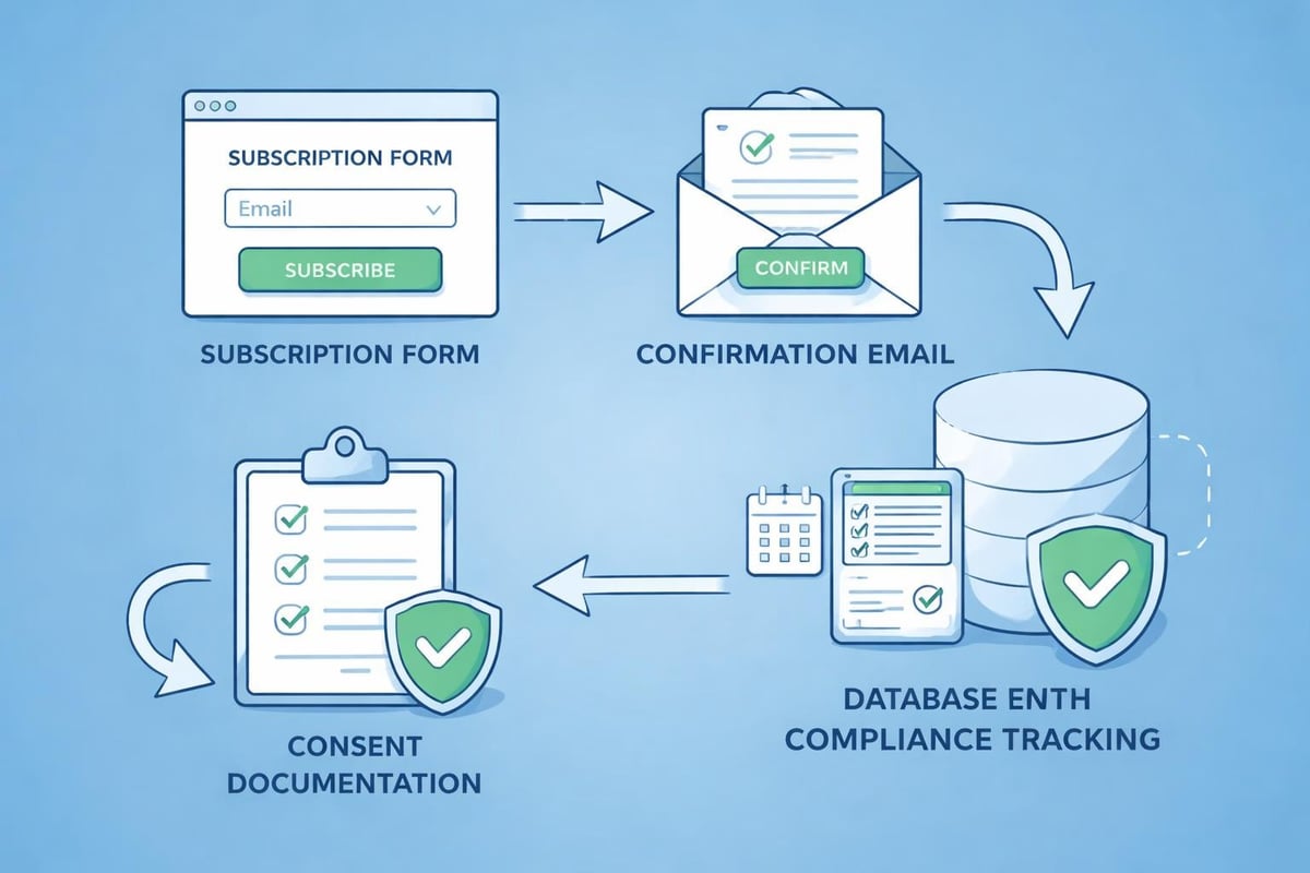 Email permission workflow