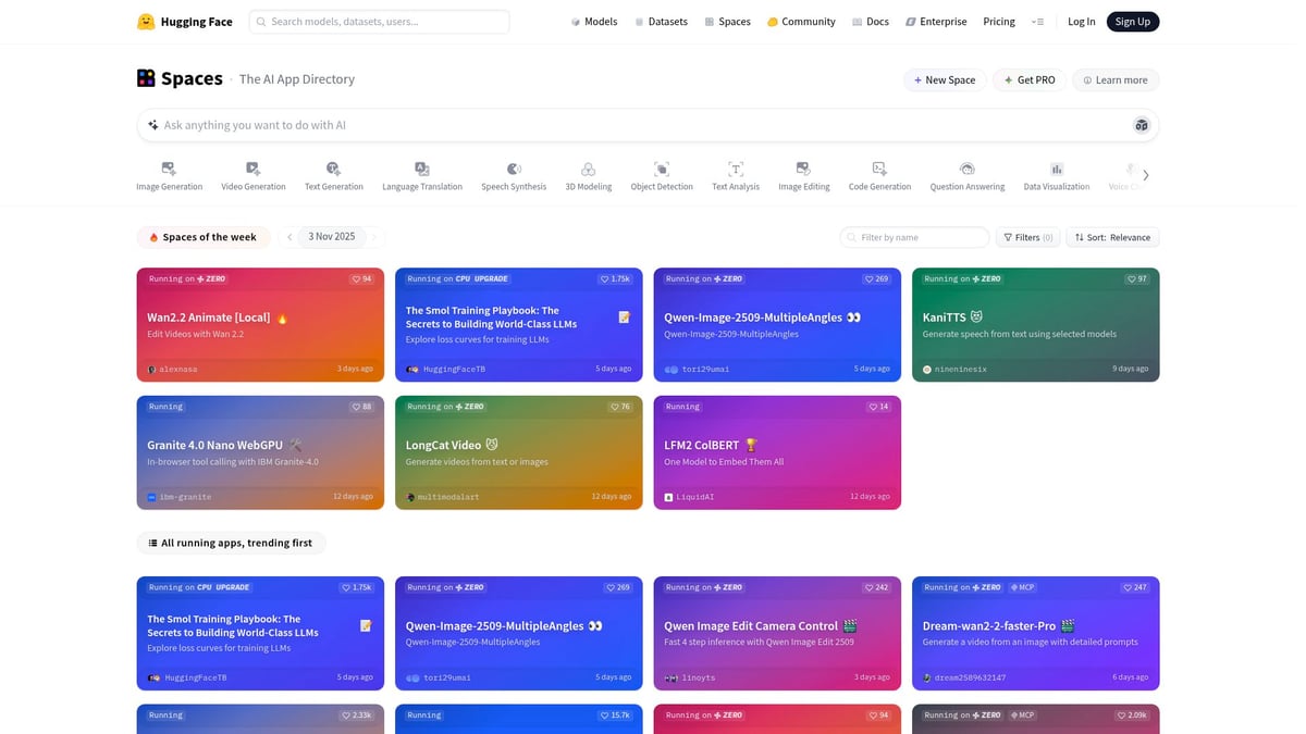 9 Essential Free AI Tools for Business Success in 2025 - Hugging Face Spaces