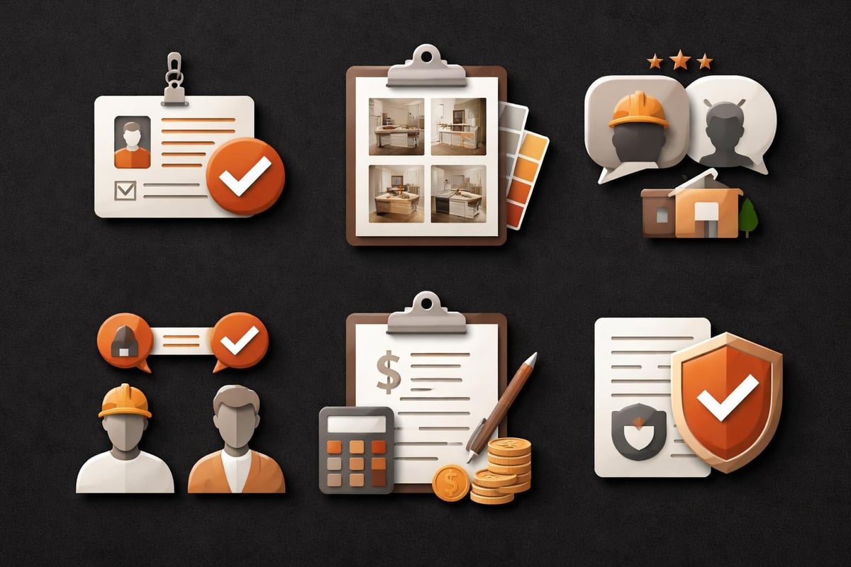 Contractor evaluation checklist