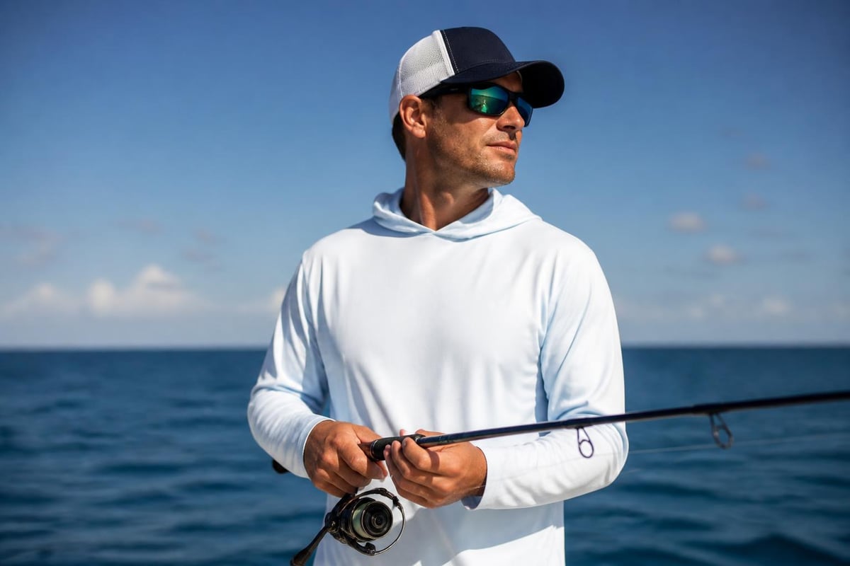UPF protection technology in fishing shirt fabrics