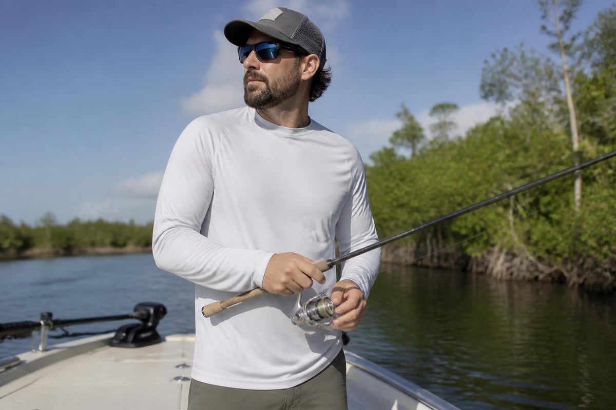 Choosing fishing shirts for different water types