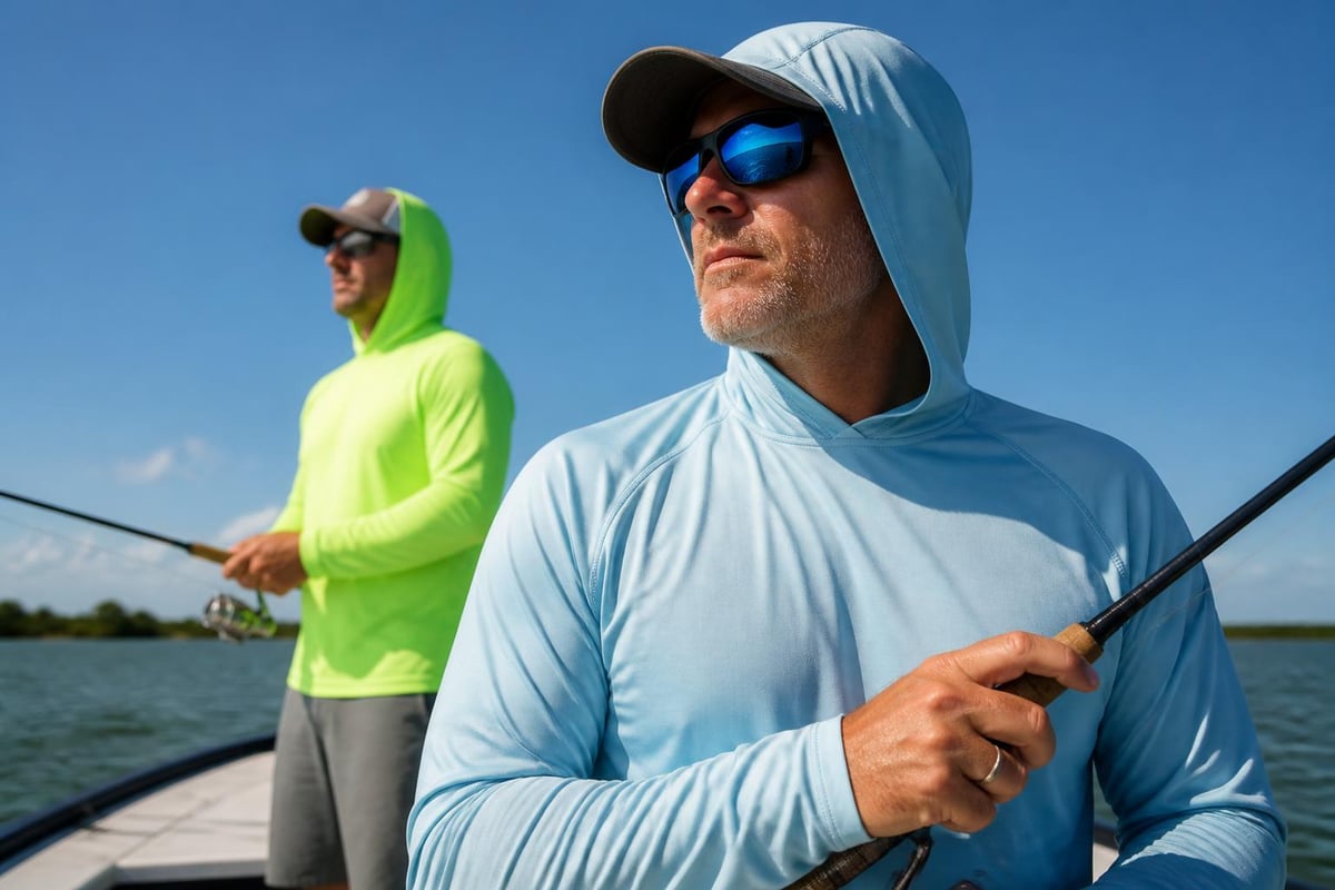 Fishing shirt color benefits