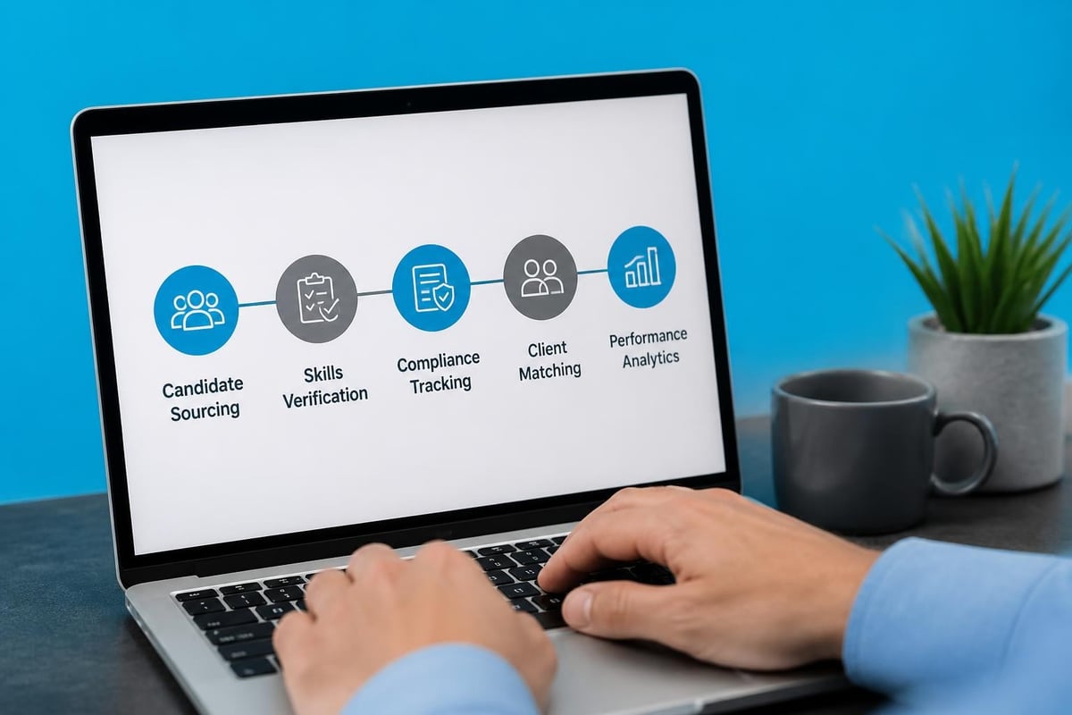 Staffing agency workflow automation