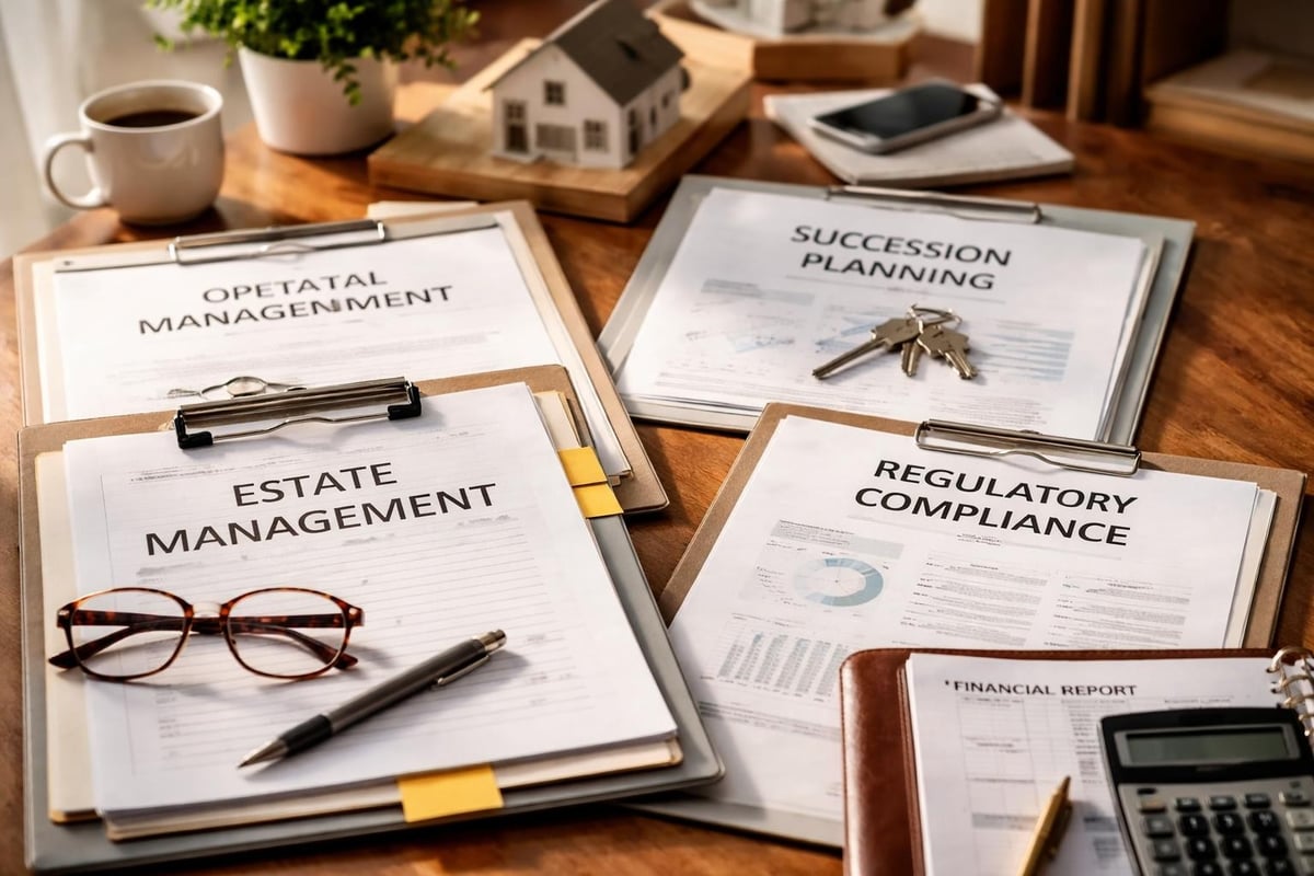 Management estate framework components
