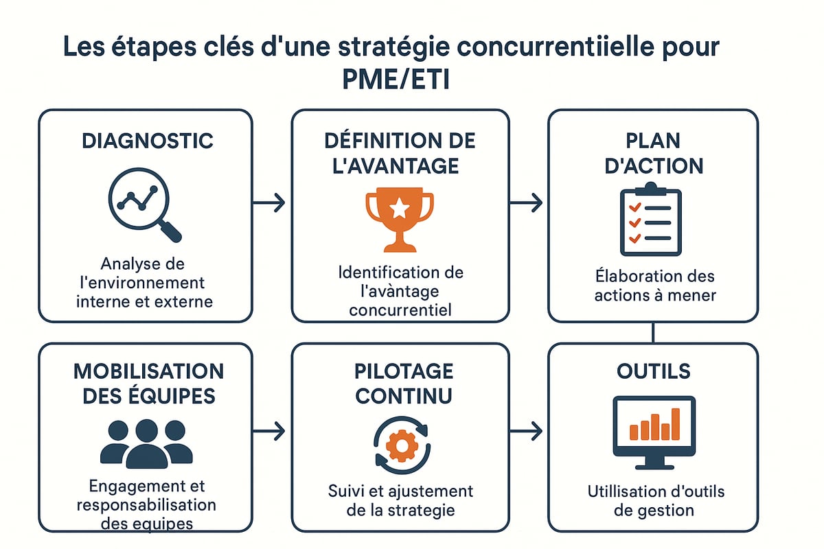 Les étapes clés pour bâtir une stratégie concurrentielle gagnante