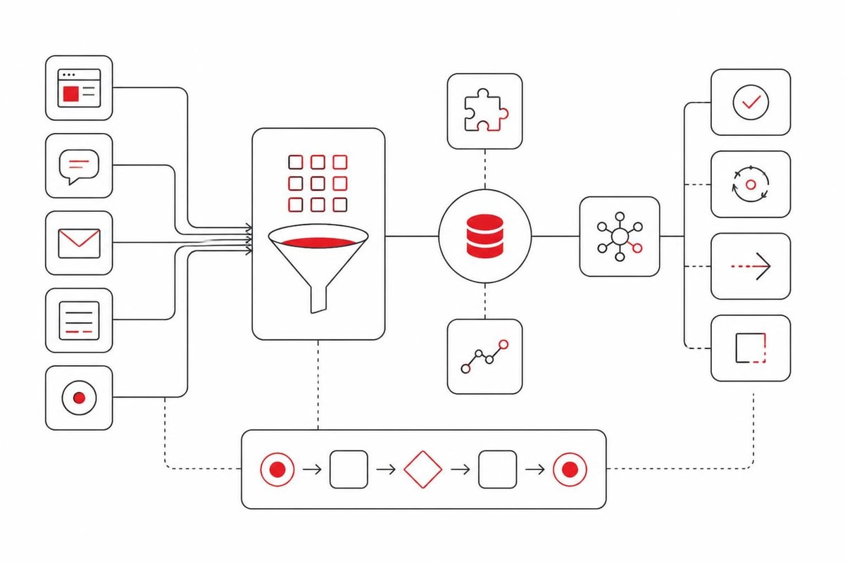 Lead tracking system components