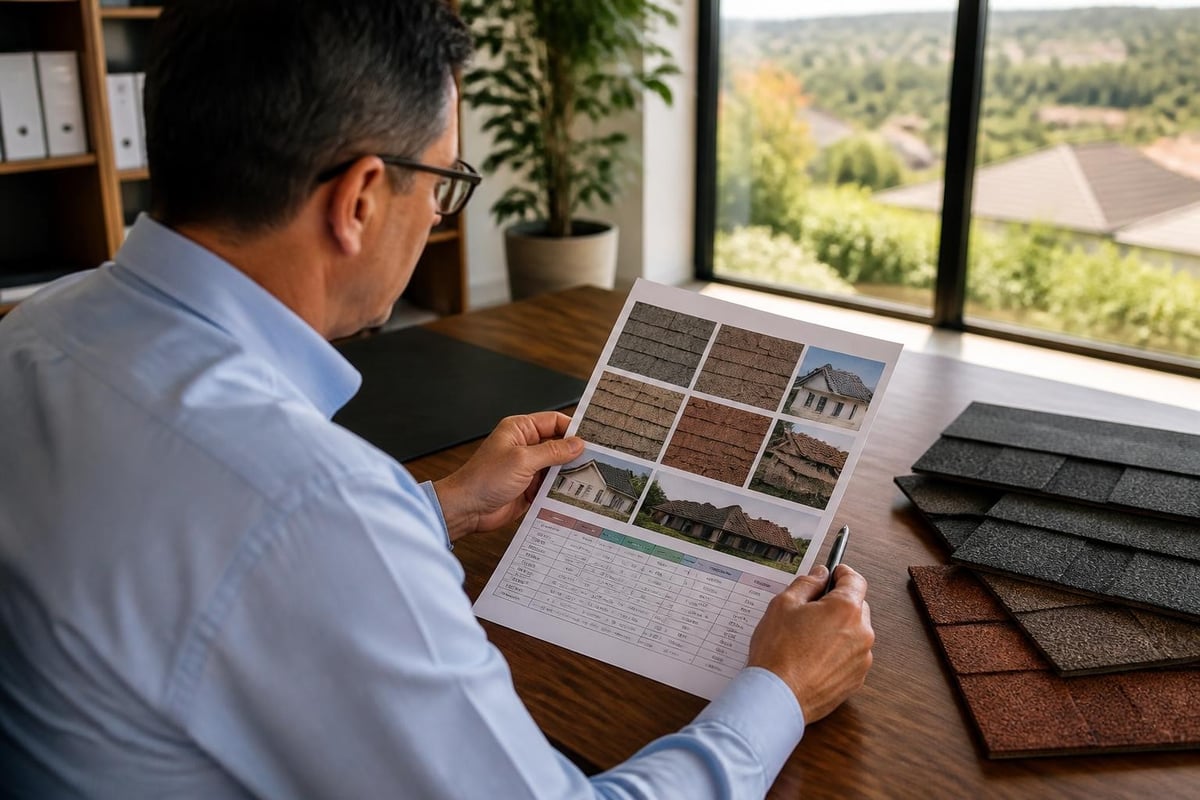Roofing material comparison