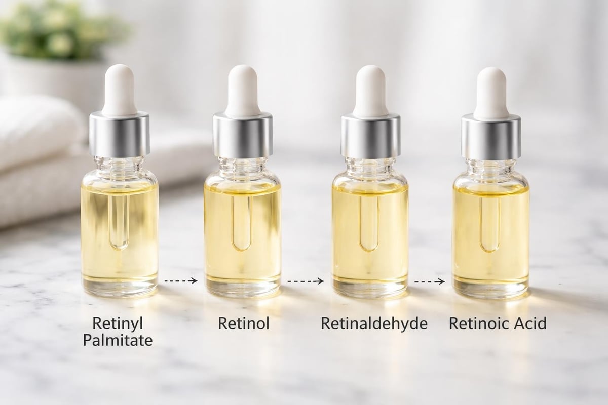 Retinol derivatives comparison