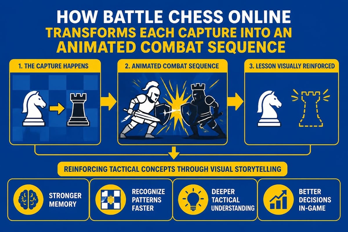 Battle chess piece animations