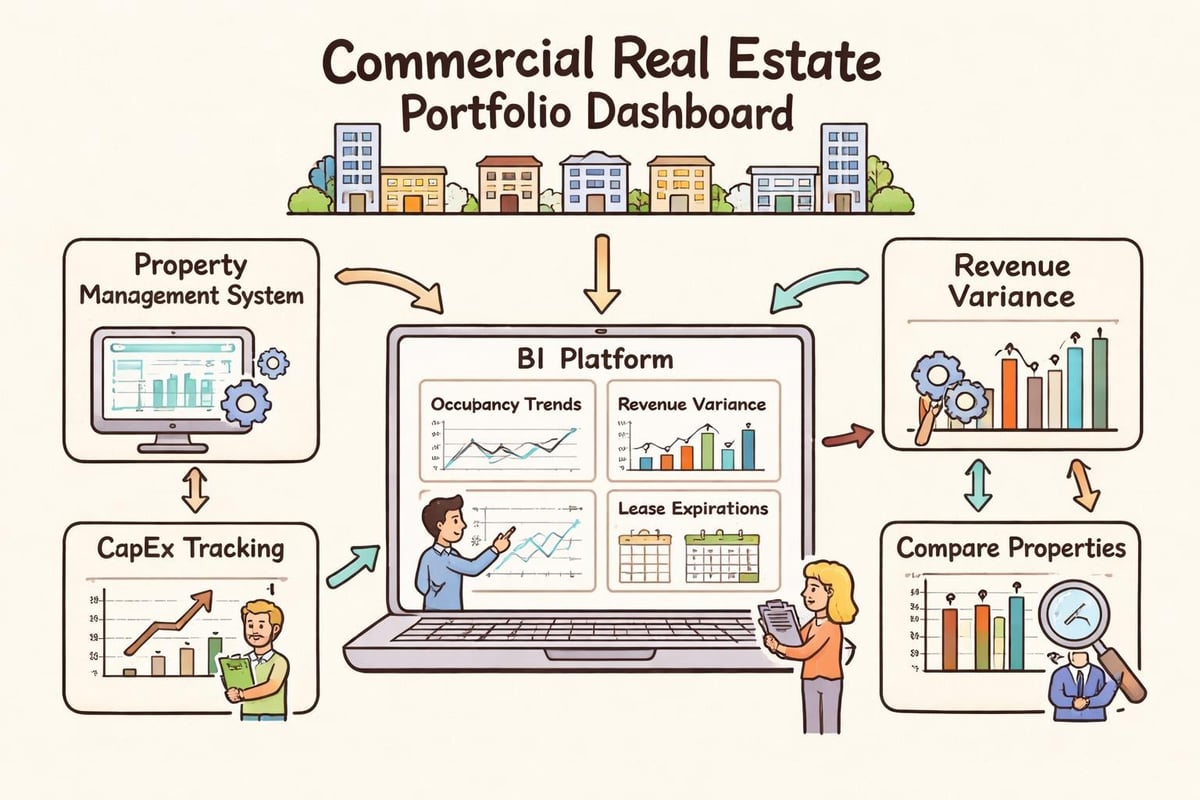 Business intelligence dashboard structure