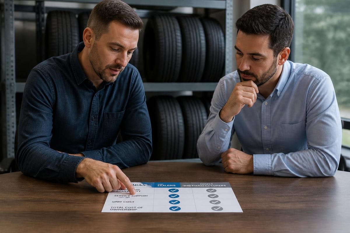 Local versus wholesale tire procurement