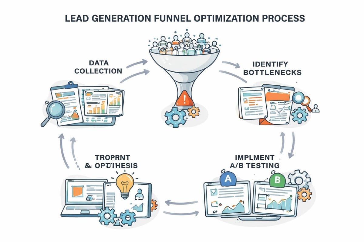 Funnel optimization workflow