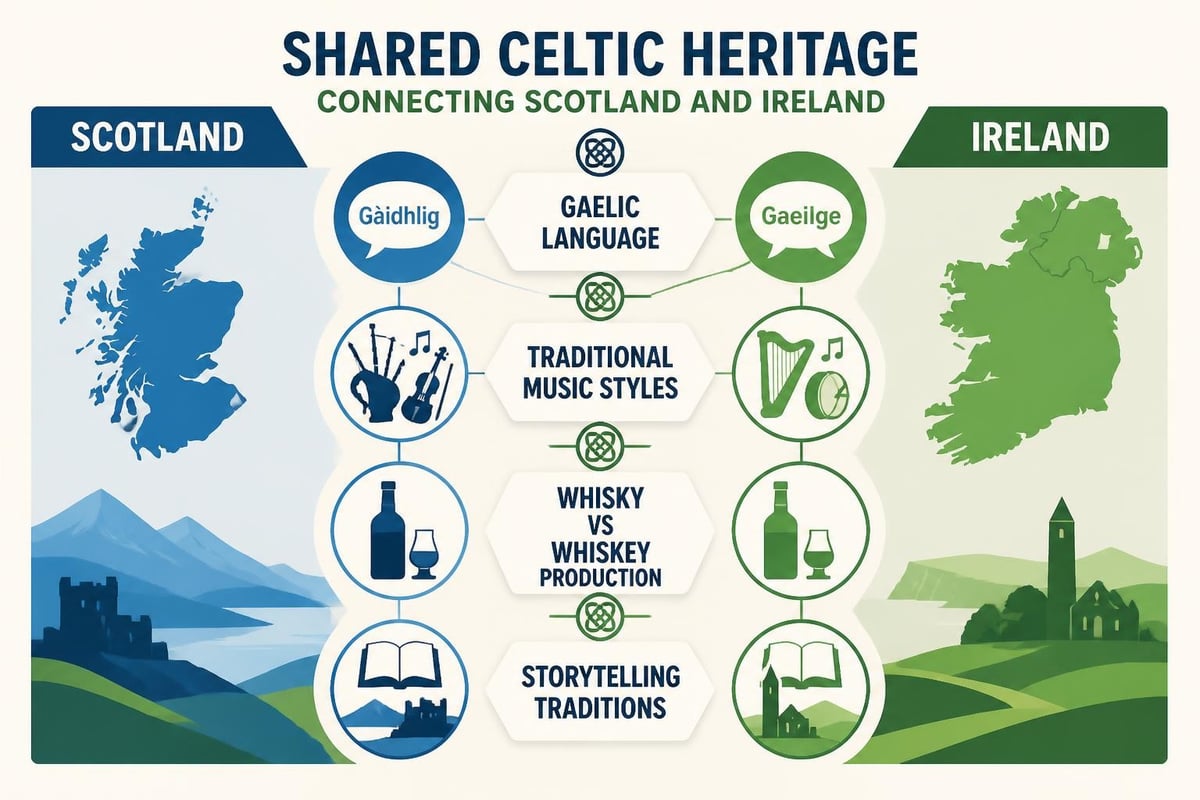 Scotland and Ireland cultural connections