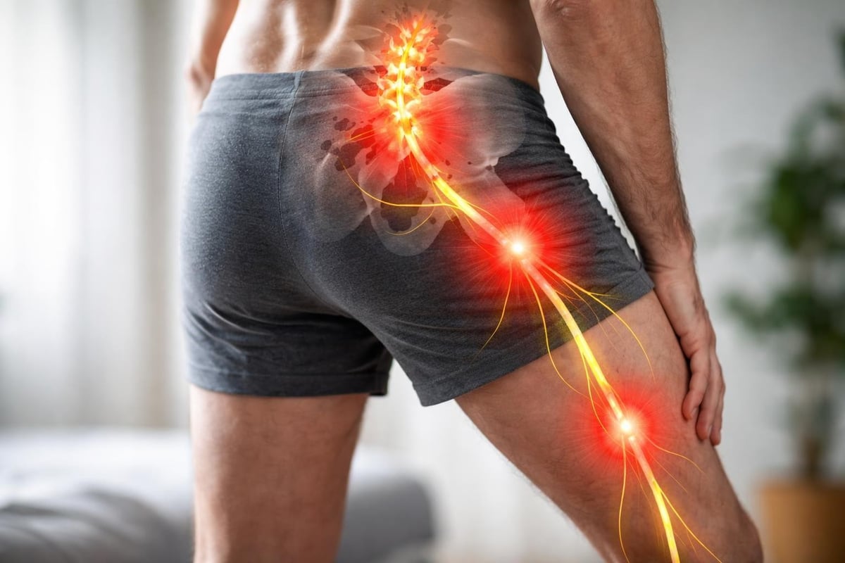 Sciatica pain pathway