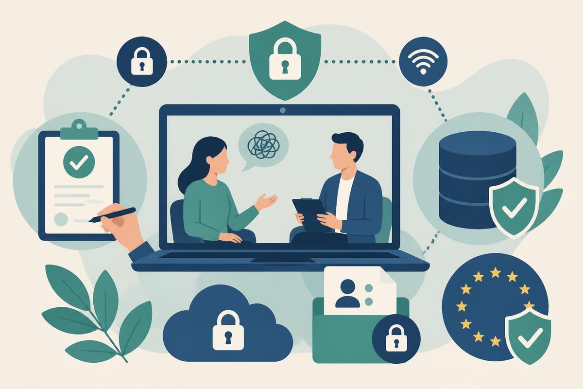Privacy e sicurezza terapia online