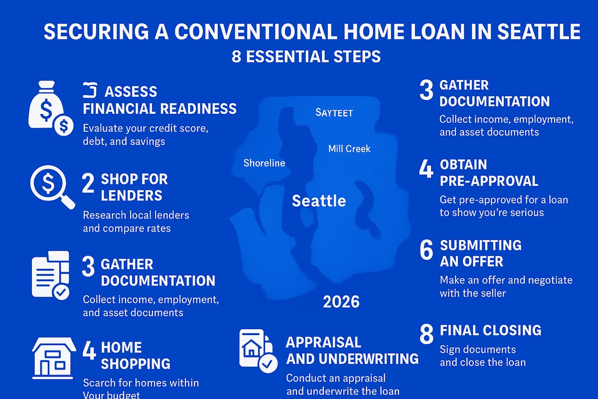 Step-by-Step Guide: Securing a Conventional Loan in Seattle for 2026