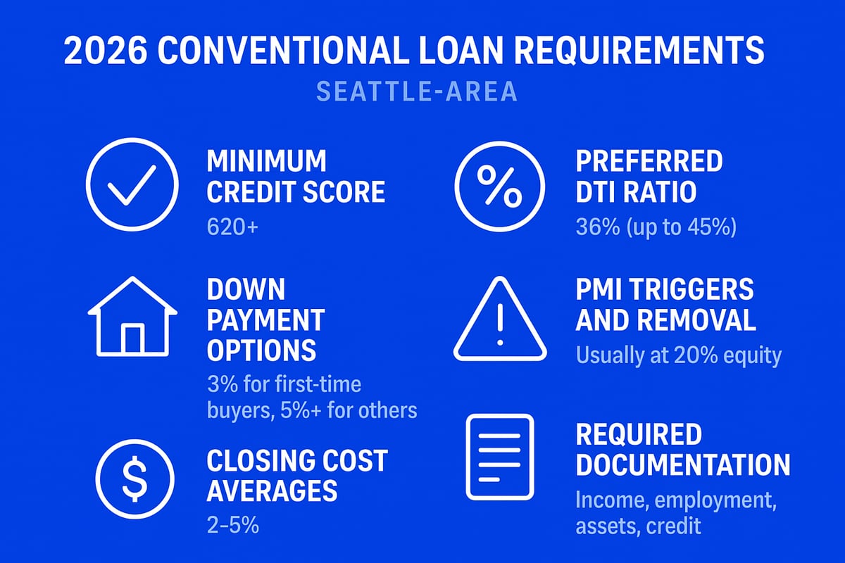 2026 Conventional Loan Requirements: What Seattle Buyers Need to Know