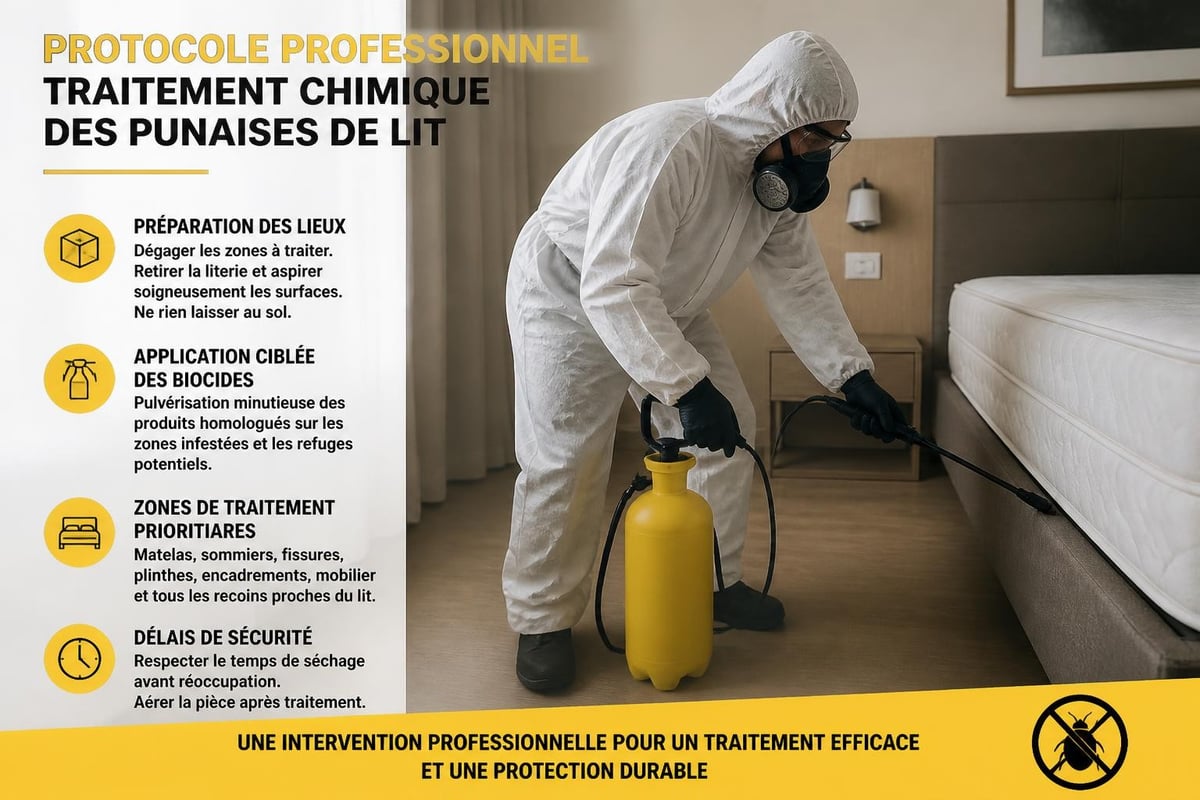Protocole traitement chimique