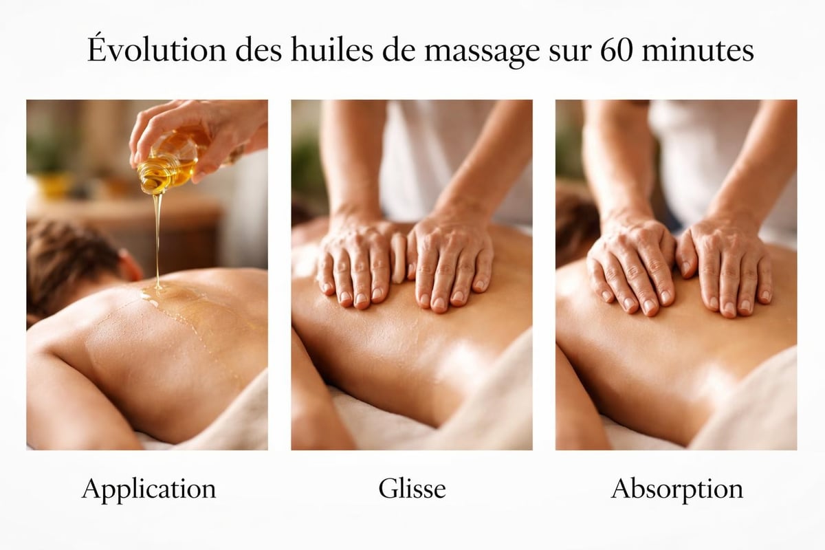 Protocole massage huile naturelle