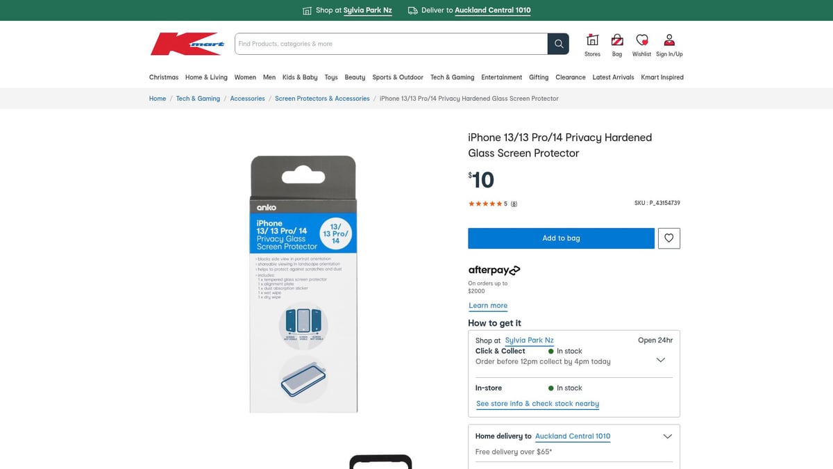 Top 7 iPhone Screen Protector Picks for Ultimate Protection 2025 - Kmart Privacy Hardened Glass Screen Protector