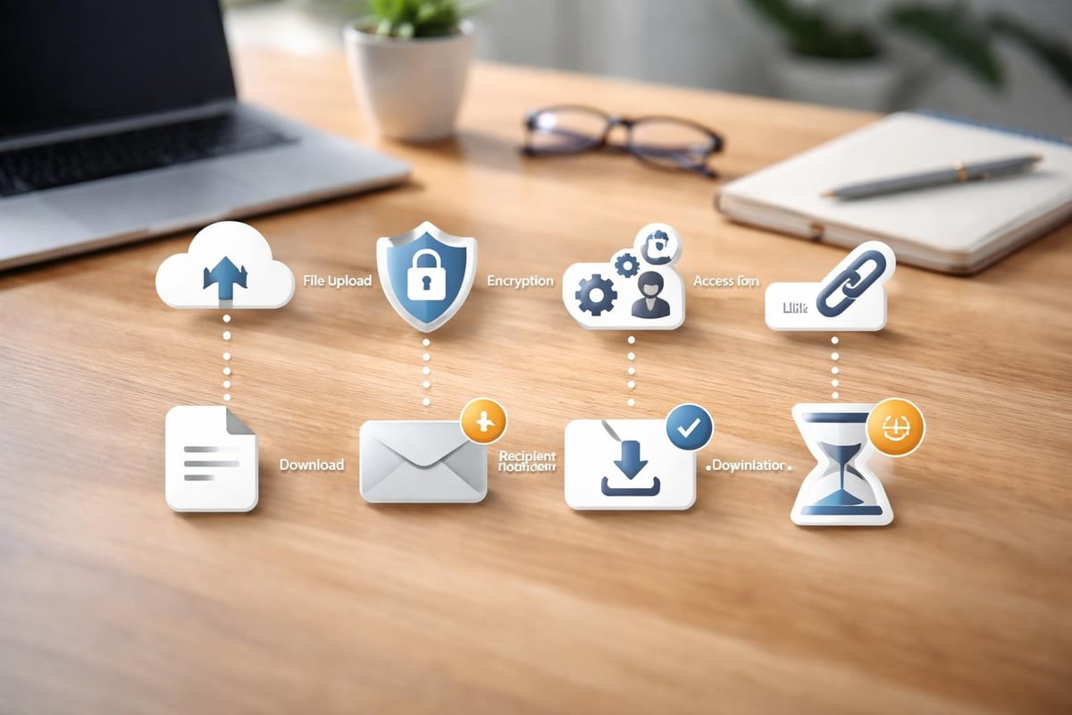 Enterprise file sharing workflow