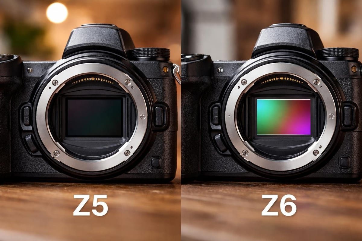 Nikon Z5 and Z6 sensor comparison