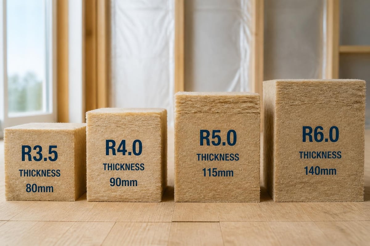 R-value comparison chart