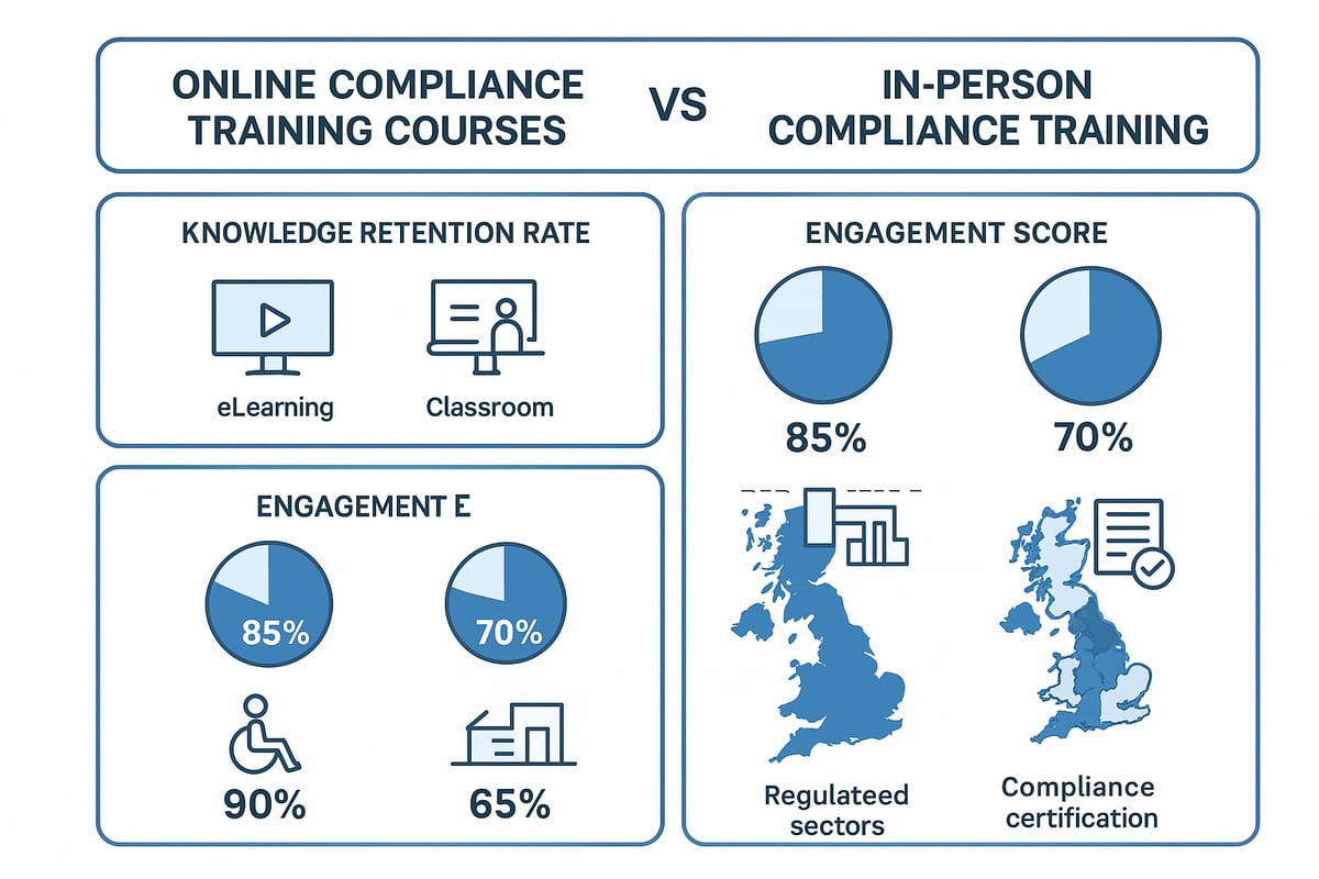 Comparing Effectiveness: Online Versus In-Person Compliance Training