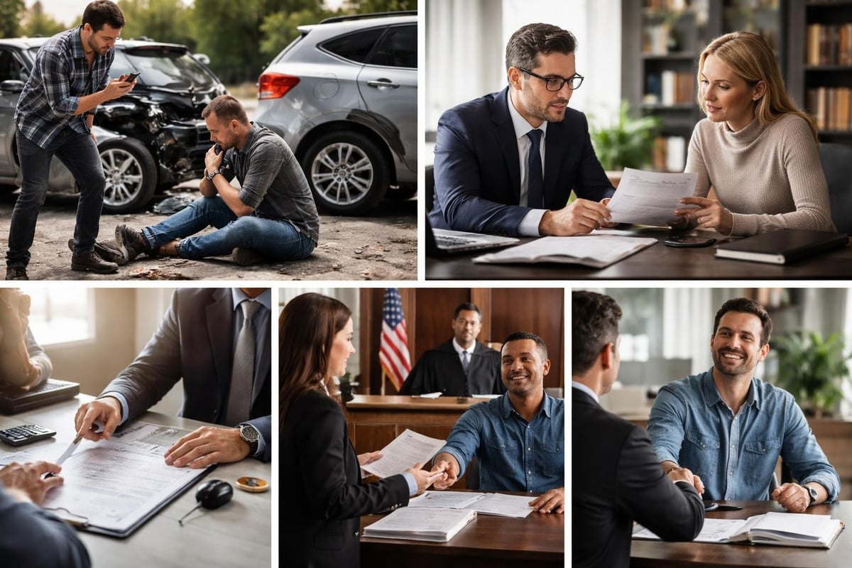 Vehicle accident case resolution timeline