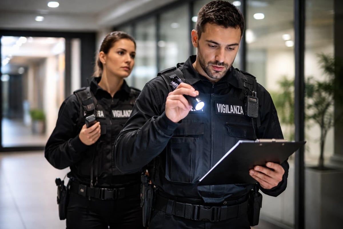 Fasi operative della vigilanza notturna