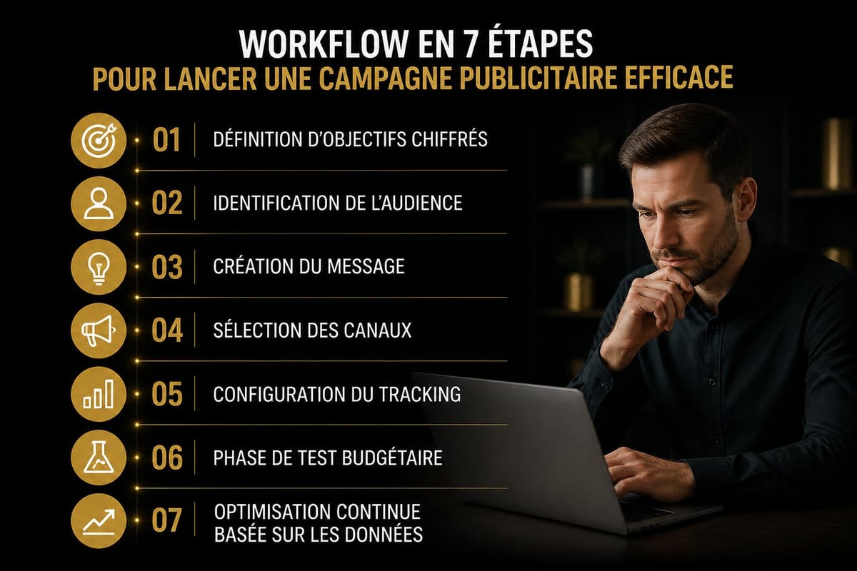 Processus de lancement campagne publicitaire