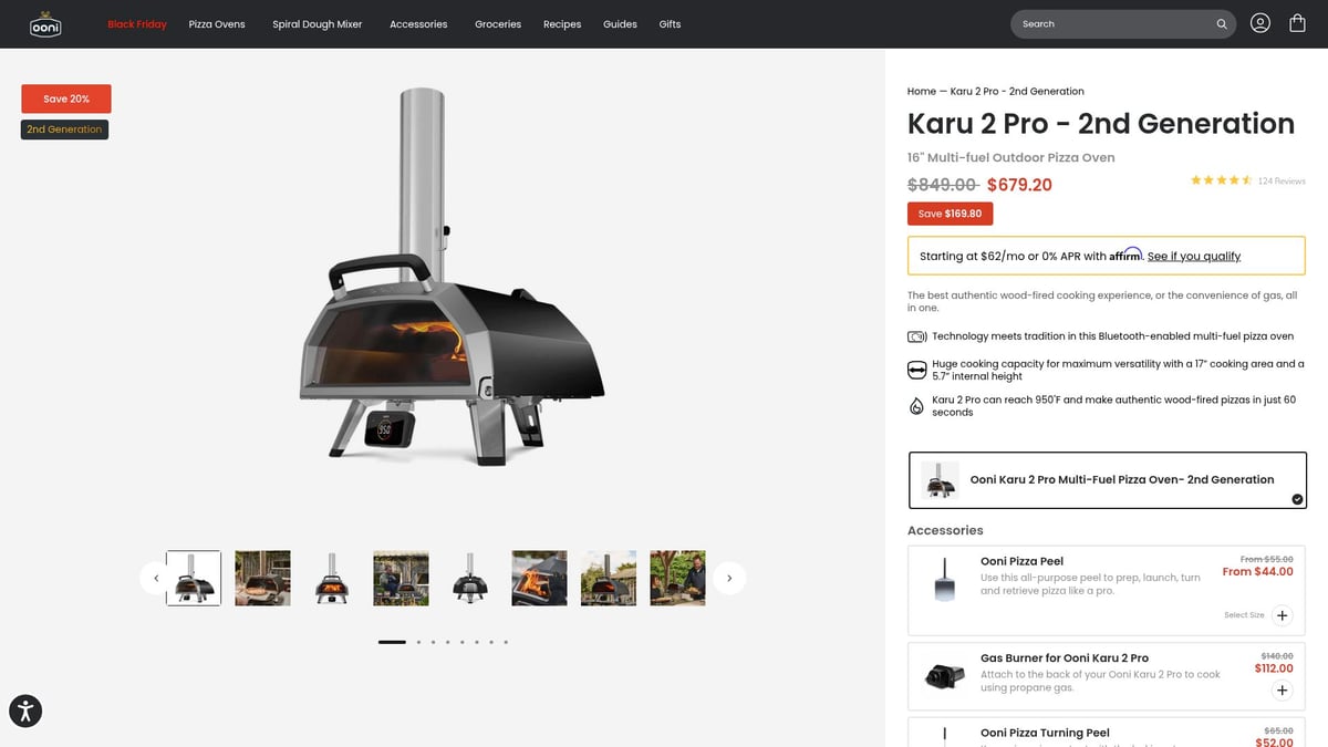 7 Best Outdoor Ovens UK for Your Garden in 2025 - Ooni Karu 16 Multi-Fuel Pizza Oven