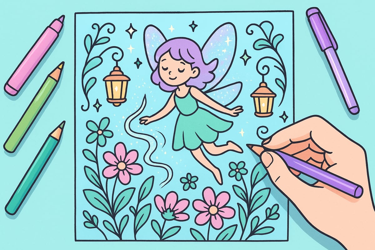 How to Make Your Fairy Coloring Pictures Stand Out