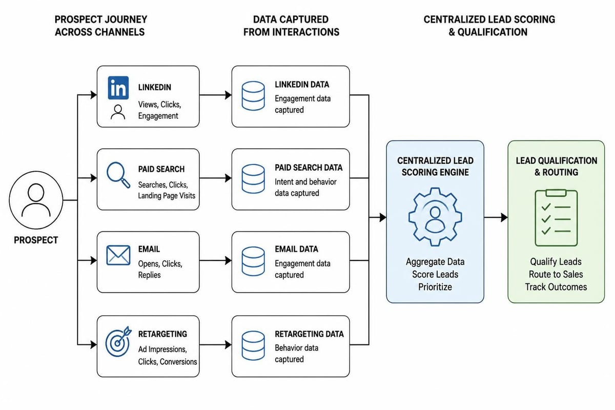 Multi-channel funnel integration