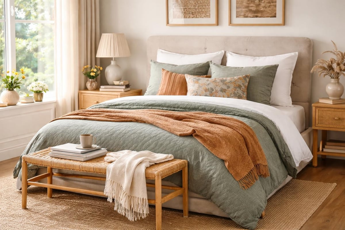 Budget bedroom styling