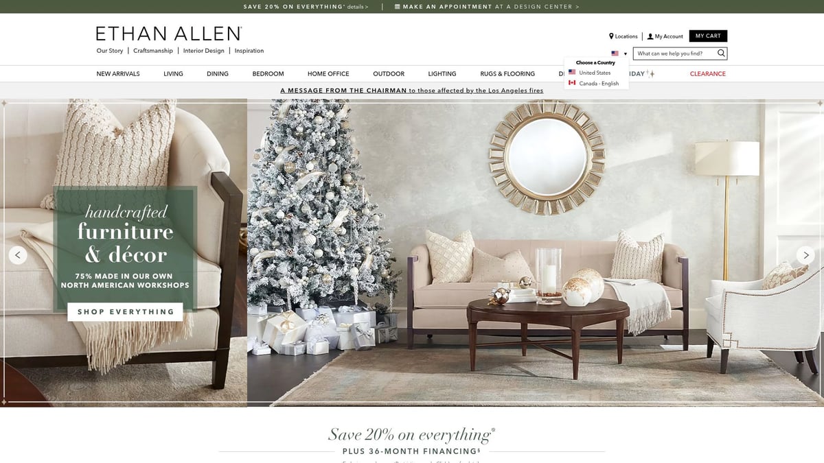 9 Stunning Country Bedroom Sets to Transform Your Space in 2026 - Ethan Allen American Artisan Bedroom Set