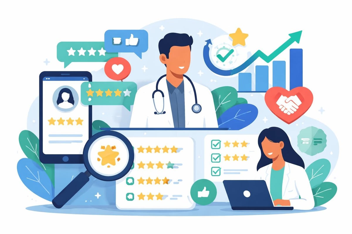 Healthcare professional reputation management