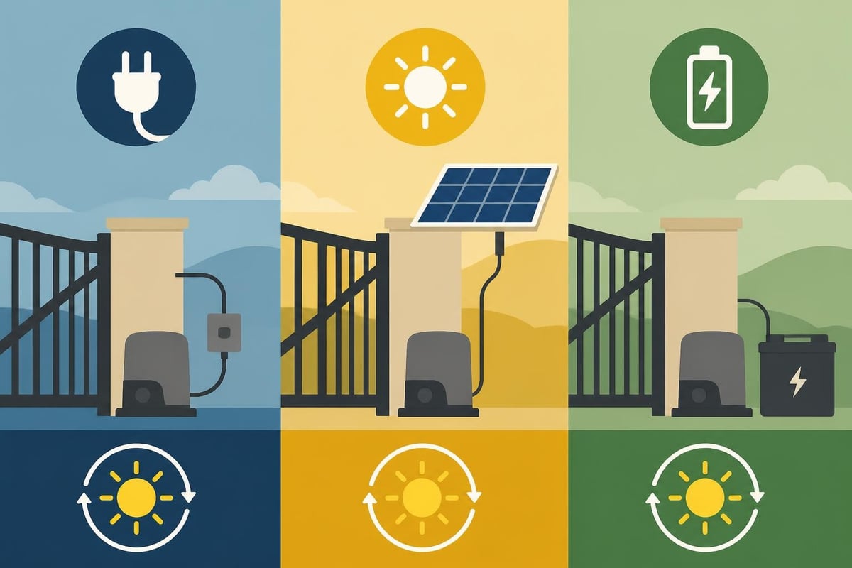 Gate Opener Power Options