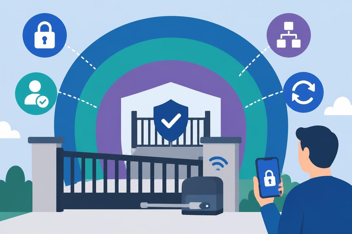 Smart Gate Opener Security Layers