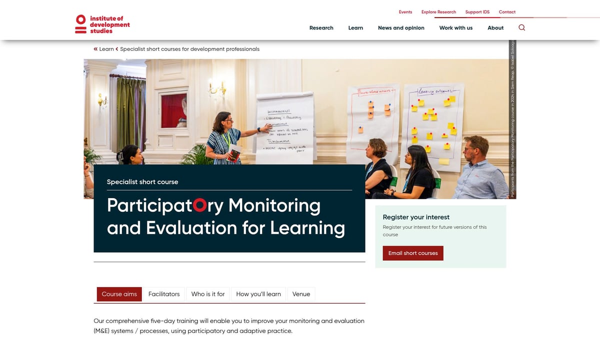 Top 8 Development Courses To Boost Your Skills In 2026 7 Top 8 Development Courses To Boost Your Skills In 2026 - Participatory Monitoring and Evaluation for Learning