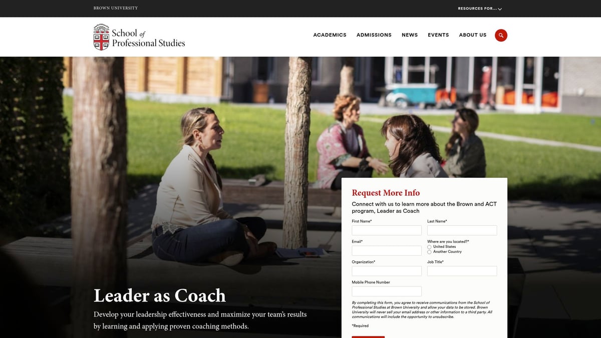 Top 7 Business Coach Certification Programs for 2025 - Leader as Coach Executive Program – Brown University