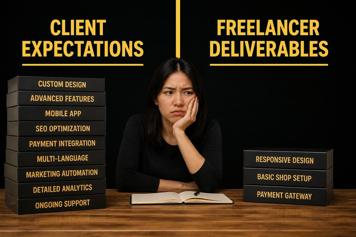 Freelance web designer scope definition