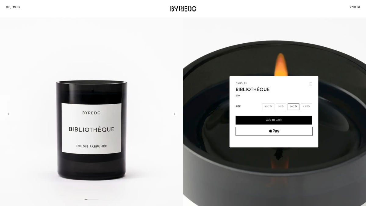 9 Must-Try Perfumed Candles for a Cosy Home in 2026 - Byredo Bibliothèque Candle