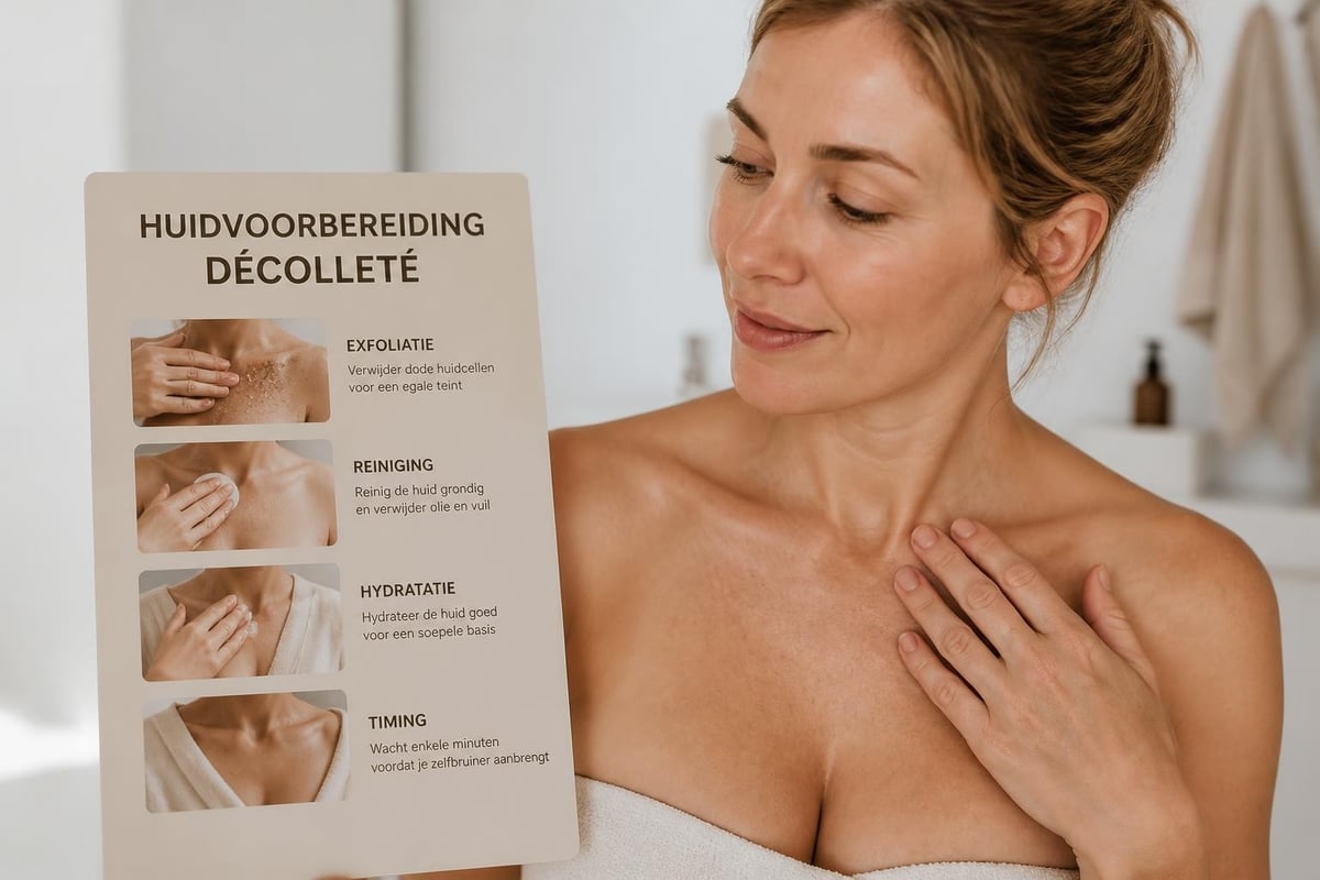 Huidvoorbereiding decolleté