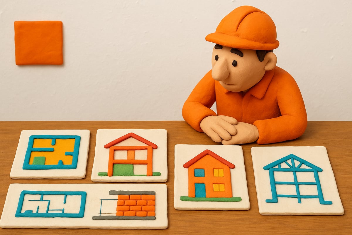 Soorten bouwtekeningen voor een huis