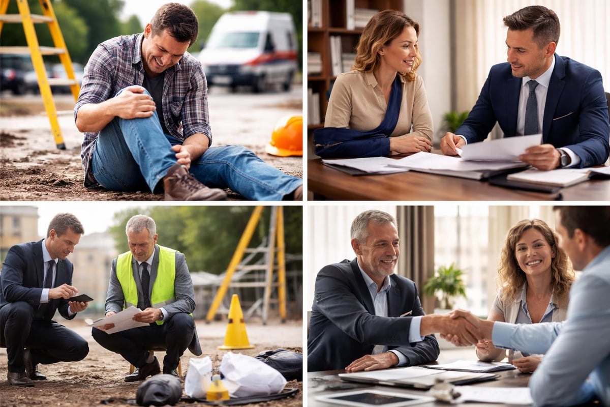 Personal injury case workflow