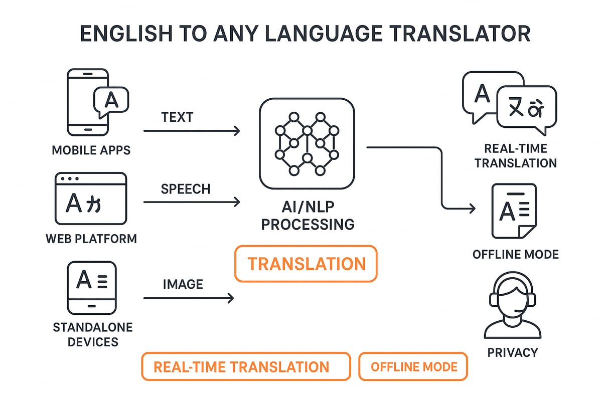 Understanding English to Any Language Translators
