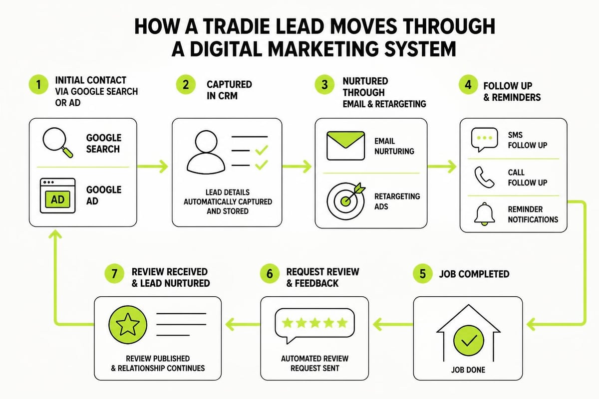 Multi-channel lead nurture system